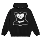 ナラティヴ・ラボ マーケットのくまざわくん（ホワイトライン） Hoodie