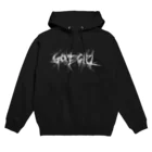 【Carnage Society】のGORE-GIRL LOGO(BLACK) パーカー