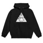 サメとメンダコ[namelessmm2]の秘密結社メンダコ(white) Hoodie