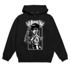 【Carnage Society】のGORE-GIRL4(MONO BLACK) Hoodie