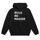 クラウドサインのRULE RE:MAKER（白ロゴ） パーカー