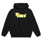 リスウサギの犬派ボックスロゴ風 Hoodie