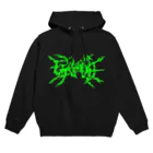 HachijuhachiのGENOCIDE メタルロゴ　グリーン Hoodie