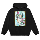 Ａｔｅｌｉｅｒ　Ｈｅｕｒｅｕｘの春の花々と猫　Fiori di Primavera Ⅰ Hoodie