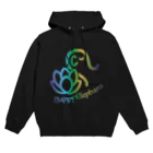 SawadeechaoのHappy Elephant(マルチブルー） Hoodie