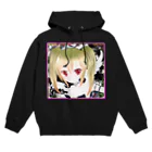 ぺちゃの ○。銀狐堂。○ の堕天使娘 Hoodie