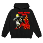 【12moonMonstarＺ】トゥエルブムーンモンスターズの巨大ゴリラ月を目指す  油絵風 Hoodie