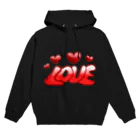  おけがわさんのLOVE Hoodie