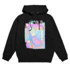 サッドパンダの美的旧世代フリップ電話美的パステル Hoodie