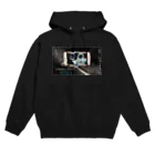 ゑ〆の黒色ver.宇宙の日常シリーズ　「自撮り」 Hoodie