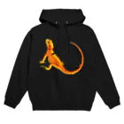 Sumireptiles🐍__爬虫類・生き物グッズのフトアゴ(レッド系) Hoodie