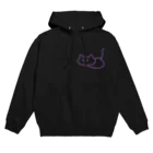 しらかな販売所の紫のしらかにゃ Hoodie