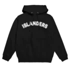 FUNNY JOKESのISLANDERS-アイランダース- 白ロゴ Hoodie