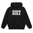 mimitabDECK.Kの耳たぶでっけー（白ロゴ） Hoodie