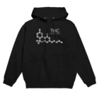 st_drop_laboratoryのTHC〈大麻〉の化学構造式 パーカー