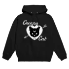 IENITY　/　MOON SIDEの【MOON SIDE】 Creepy Cat #Black Ver.2 Hoodie