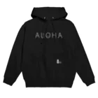 aloha_pineapple_hawaiiのALOHA 064 (whiteロゴ) Hoodie