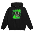 K-WOLFの骨狼Green Hoodie