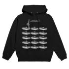 イラスト MONYAAT のサーモンサモタンの群れ B Hoodie