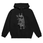 ぴょろりんちょ🐤のやべえ柄のキテレツねこ星モノトーン Hoodie