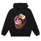 Lichtmuhleのヘッドフォンモルモット ピンク Hoodie