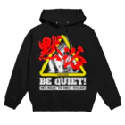 SAUNA JUNKIES | サウナジャンキーズのBE QUIET!(BLACK) Hoodie