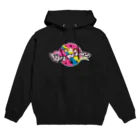 イラストカフェ（ビーグル）のLOVE BEAGLE サイケ Hoodie