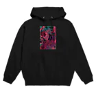 KIKI DOURAKUのGLITCH-武者UKIYOE Hoodie