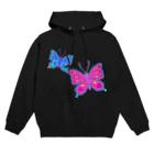 80’s colorful dreamのButterfly GIRL パーカー