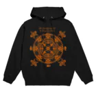 PygmyCat　suzuri店の猫召喚魔法陣（オレンジ線） Hoodie