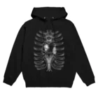 MiroNikuwo. のジャンキーくん（黒背景用） Hoodie