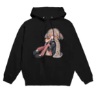 ジト目な女の子達。のヒツジマントのパーカー2 Hoodie