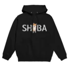 柴三堂の赤SHIBA（黒） 후디