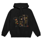 花日和 畳のマチアカリ(白字) Hoodie