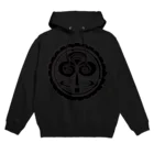 てょんぬショップの世紀末家紋「ゴムタイヤに茸雲」 Hoodie