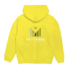 るっきっきの港北３Ｆ警備保障バックプリントver Ｍロゴ反転色 Hoodie:back