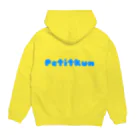 熱帯魚ベタぷちくんショップのぷちくん背面プリントパーカー Hoodie:back