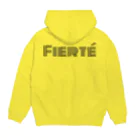 【Fierté】の【Fierté】全色背面ロゴ Hoodie:back