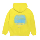 Jitome-no-omiseのいぇろ Hoodie:back