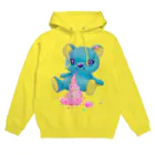 KURUKURUMEEのカラフルテディベア Hoodie