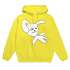 PALA's SHOP　cool、シュール、古風、和風、の居眠りウサギ君 Hoodie