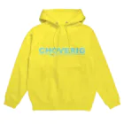 DRUNK SHREDDERのCHOVERIG teal パーカー