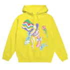 Cɐkeccooのシルクハット★ガイコツ-パステル Hoodie