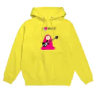 フトンナメクジのI LOVE MUSIC - アイラヴミュージック エレクトリックベースVer.  Hoodie