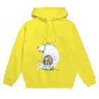 ほっかむねこ屋（アトリエほっかむ）のそらねことニワトリ Hoodie