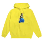 愛犬太郎のグッズのクジラに乗った太郎【柴犬】 Hoodie