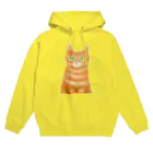 Washiemon and Ai-chan's Shopのオレンジ猫 Hoodie