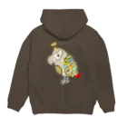 ねこぜや のROBOBO「福ちゃんロボ」 Hoodie:back