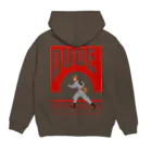 riosfavorite のDude 透過背景 Hoodie:back