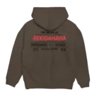 KAWAGOE GRAPHICSの関ケ原の戦い Hoodie:back